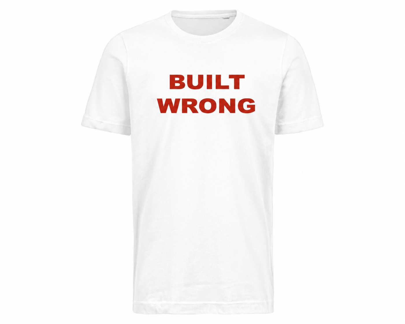 Built wrong – Vitt T-shirt