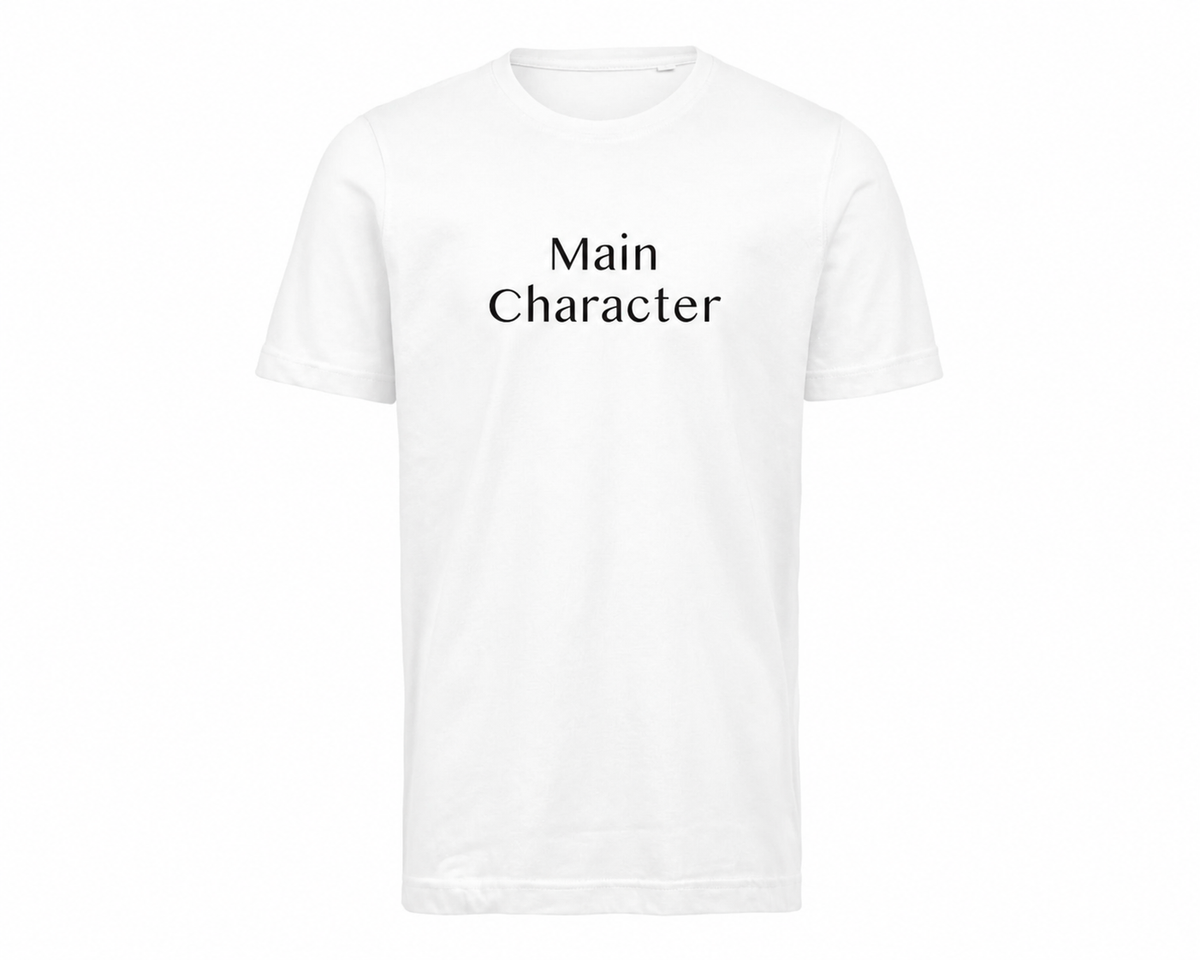 Main Character – Vitt T-shirt
