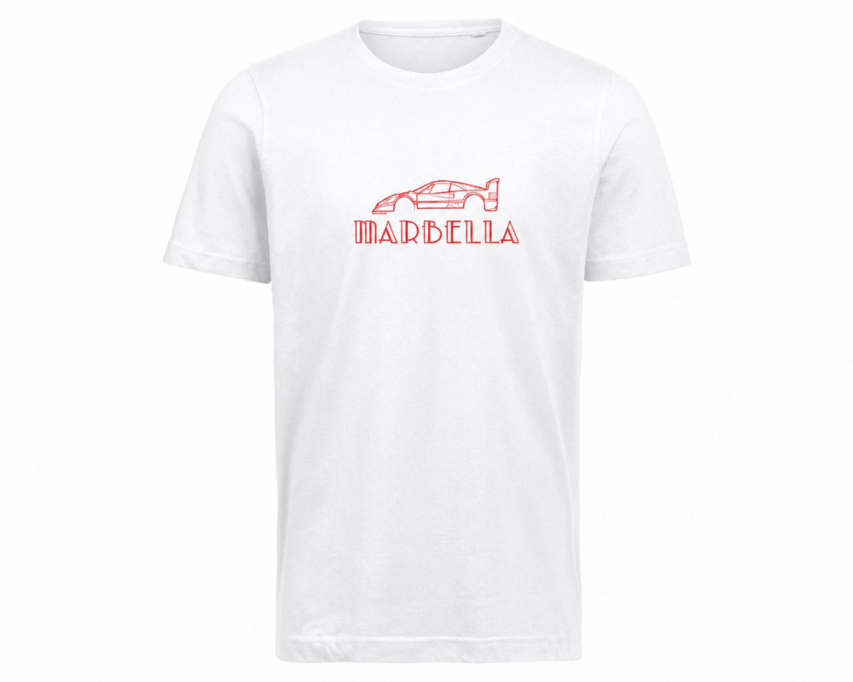 Marbella – Vitt T-shirt