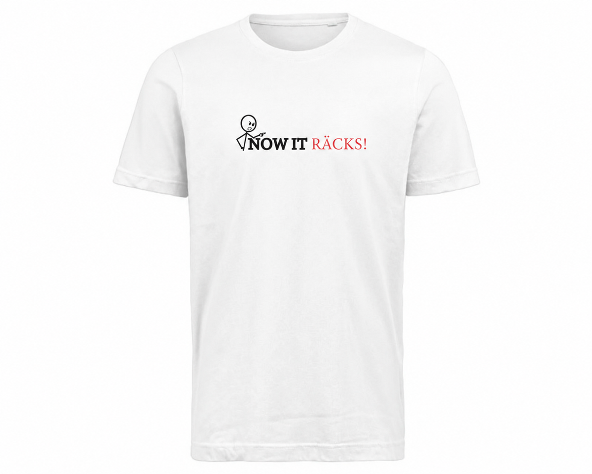 Now it räcks! – Vitt T-shirt