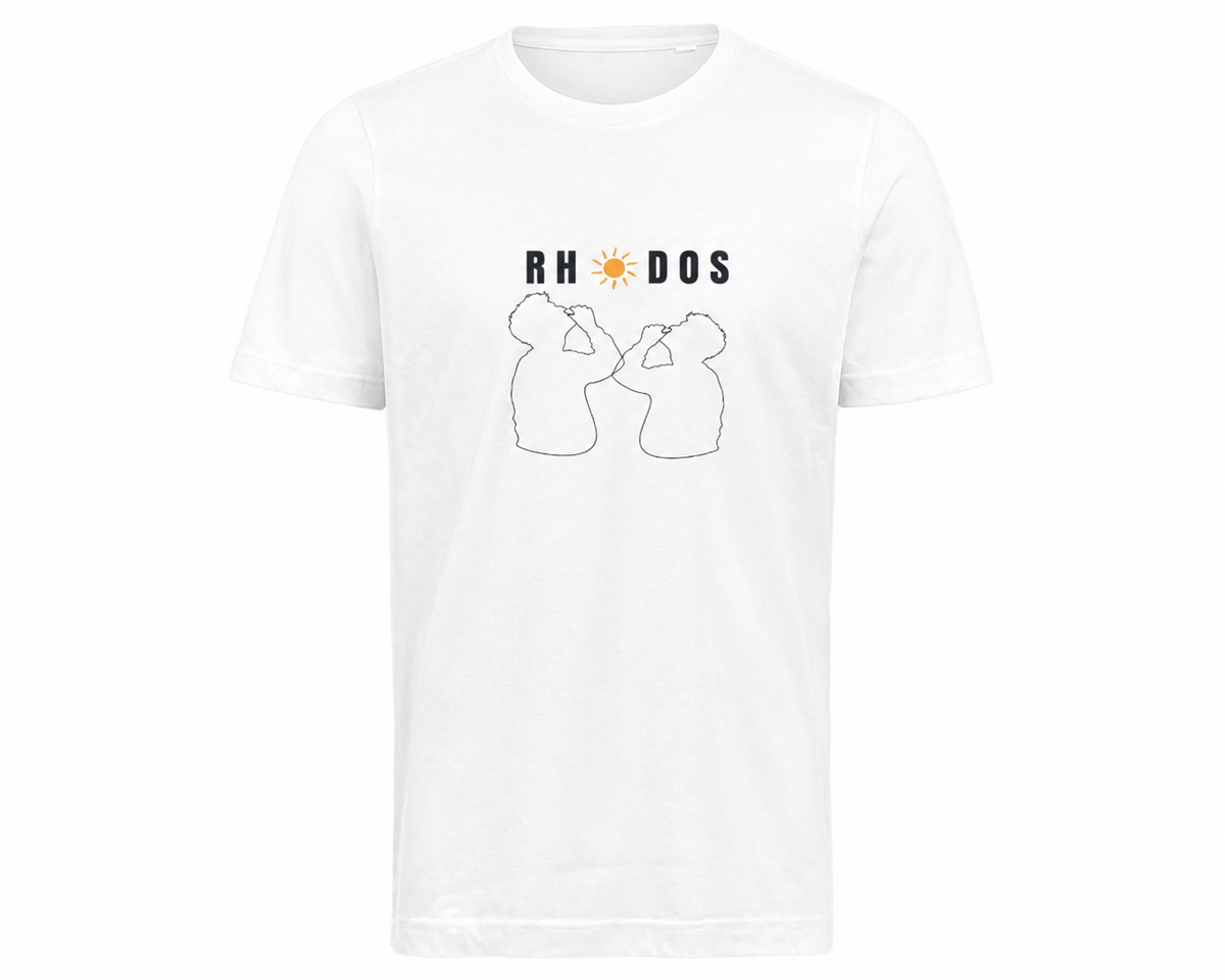 Rhodos – Vitt T-shirt